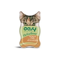 Oasy Cat DELICATESSE Fine Pate z kurczakiem 85g